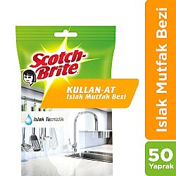 SCOTCH-BRITE KULLAN-AT ISLAK MUTFAK BEZİ 50YP YENİ ÜRÜN - Scotch-Brite