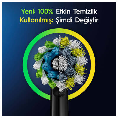 Oral-B Pro 3500 Şarj Edilebilir Diş Fırçası Siyah + Başlık  - 3