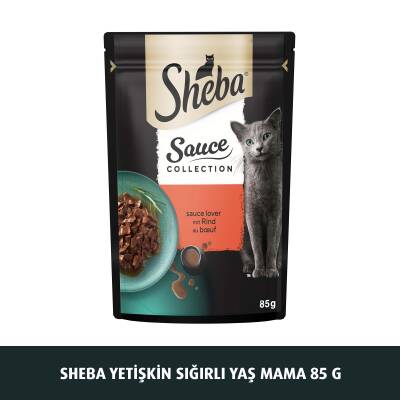 Sheba Yetişkin Sığırlı Yaş Mama 85 G - 2