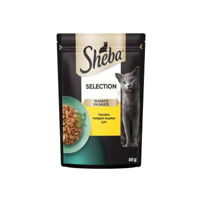 Sheba Yetişkin Tavuklu Yaş Mama 85 G - 2