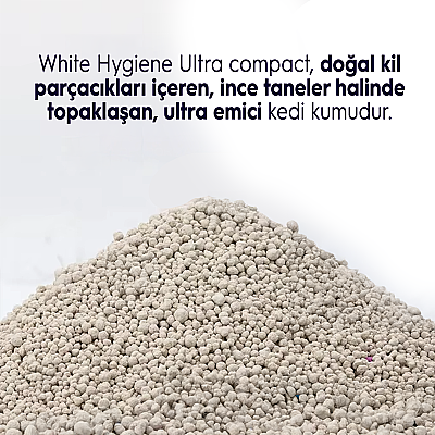 Sivocat WhiteHygineUltra Compact Topaklnan DoğalKedi Kumu6Kg - 3