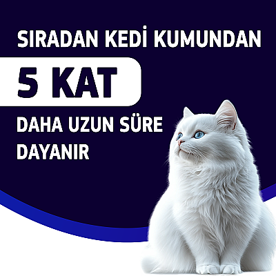 Sivocat WhiteHygineUltra Compact Topaklnan DoğalKedi Kumu6Kg - 6