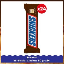 Snickers Yer Fıstıklı Çikolata 50 G x24 - 1