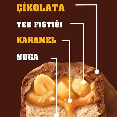 Snickers Yer Fıstıklı Çikolata 50 G x24 - 5