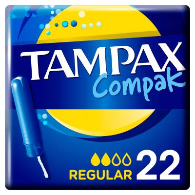 Tampax Compak Regular Aplikatörlü Tampon 22Li - 1