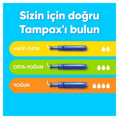 Tampax Pearl Compak Tampon Super Plus 16'lı - 6