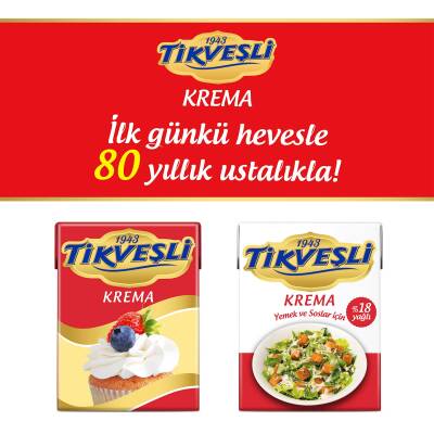 Tikveşli %18 Yağlı Krema 200Ml - 3