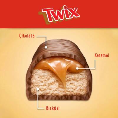Twix Karamelli Çikolata 50 G 6X - 2