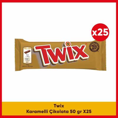 Twix Karamelli Çikolata 50 G x25 - 5