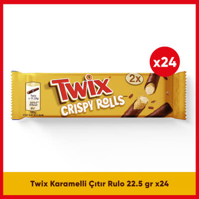 Twix Karamelli Çıtır Rulo 22.5 G X 24 - 1