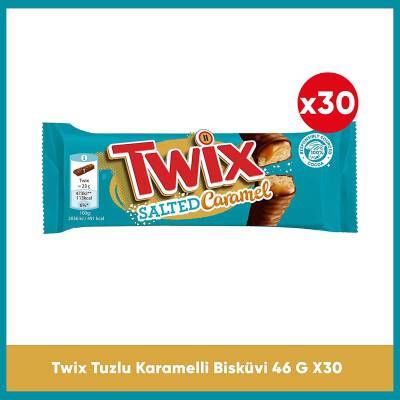 Twix Tuzlu Karamelli Bisküvi 46 G x30 - 1