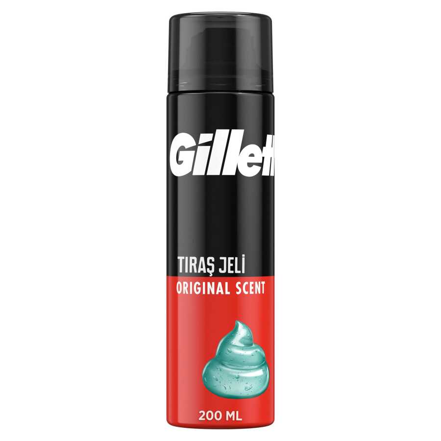 Gillette Tıraş Jeli Orijinal Koku 200 Ml