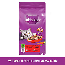WHISKAS BİFTEKLİ KURU MAMA 14 KG - Whiskas