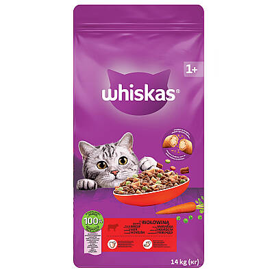 WHISKAS BİFTEKLİ KURU MAMA 14 KG - 2
