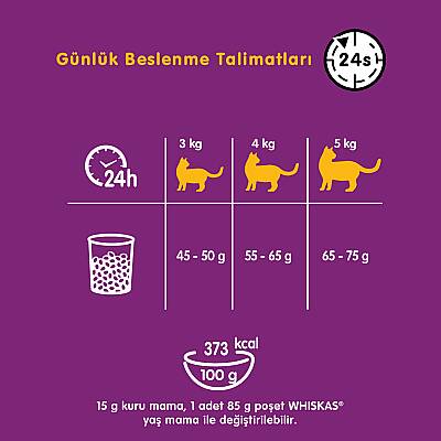 WHISKAS BİFTEKLİ KURU MAMA 14 KG - 5