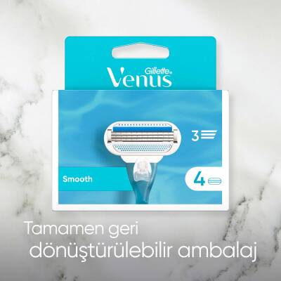 Gillette Venus Smooth Kadın Tıraş Bıçağı 2 Adet - 7