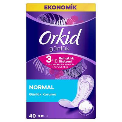 Orkid Günlük Ped Normal Ekonomik Paket 40 Ped - 2