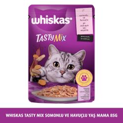 Whiskas Tasty Mix Somon&Havuç 85 Gr - 1