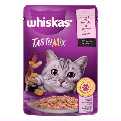 Whiskas Tasty Mix Somon&Havuç 85 Gr - 2