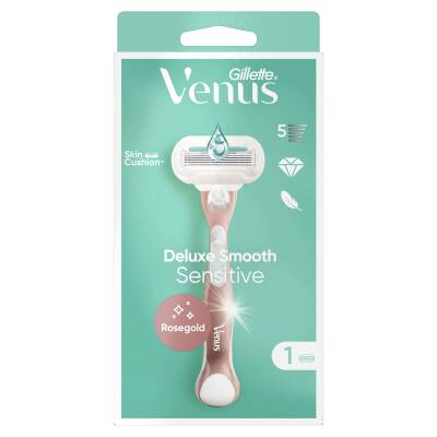 Gillette Venus Deluxe Smooth Makine + 5 Bıçaklı Yedek Başlık - 4