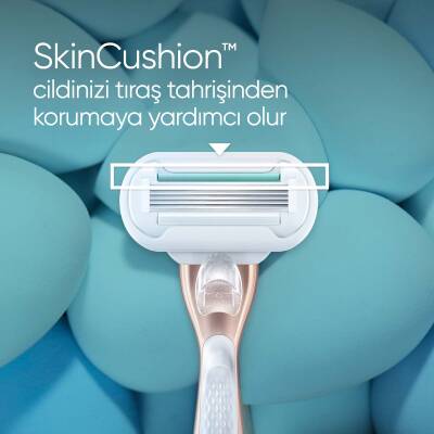 Gillette Venus Deluxe Smooth Makine + 5 Bıçaklı Yedek Başlık - 7
